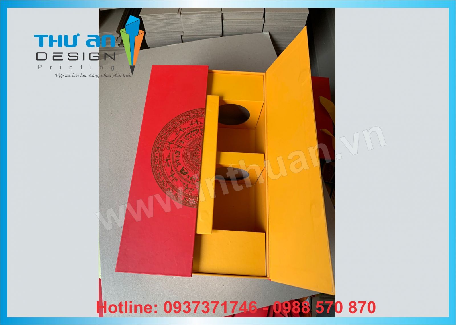 Dịch vụ sản xuất hộp quà Tết theo yêu cầu ở Ninh Bình