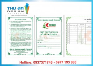 in sổ cổ đông đẹp lấy nhanh